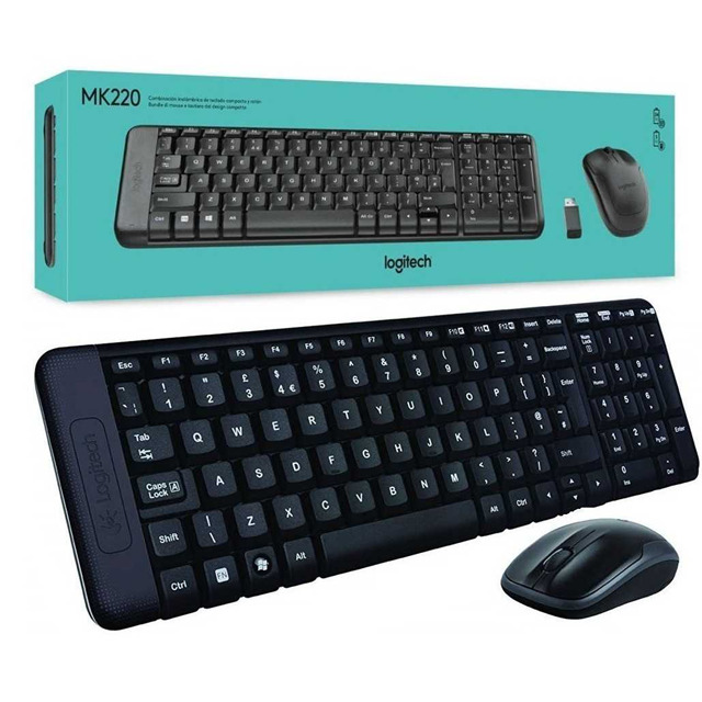 Combo Teclado y Mouse Logitech MK220